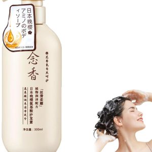 تصوير للشعر الصحي بعد استخدام شامبو ساكورا - SAKURA JAPANESE SHAMPOO